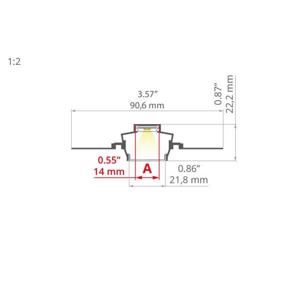 LED-Alu Profil FASKO